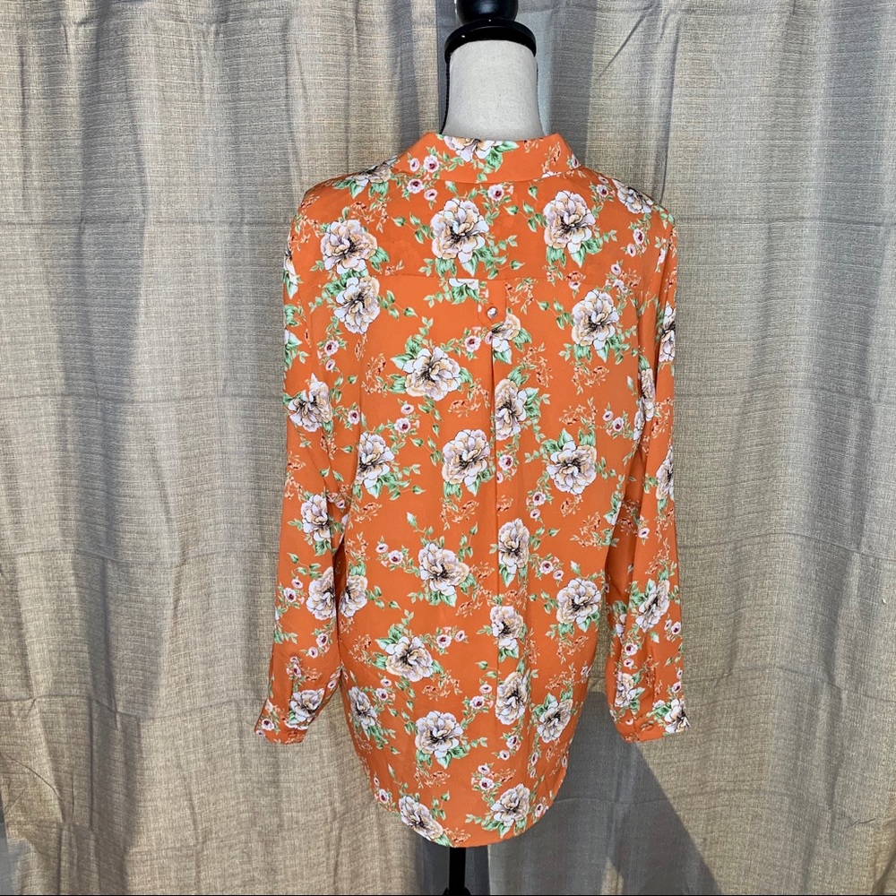 Pleione Covered Button Front Long Sleeve B… - Picture 3 of 6